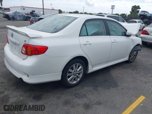 2010 Toyota Corolla with VIN 2T1BU4EE8AC487402, listed as a IAAI auction lot 41981911 with Not provided miles and . Bid and sale history available at DreamBid. Image 4.