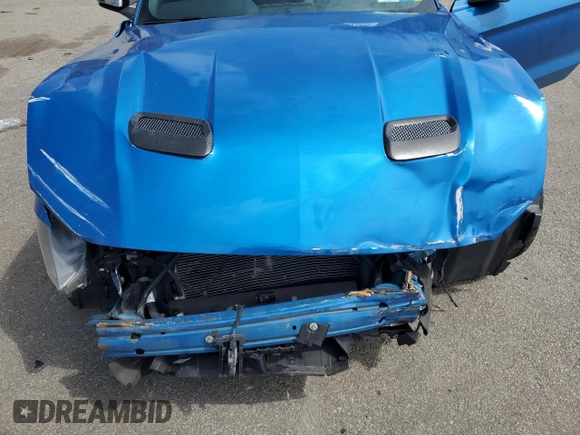 2019 Ford Mustang EcoBoost with VIN 1FA6P8TH1K5173219, listed as a Copart auction lot 52612465 with 53,752 mi miles and Salvage Title. Bid and sale history available at carsss.com. Image 12.