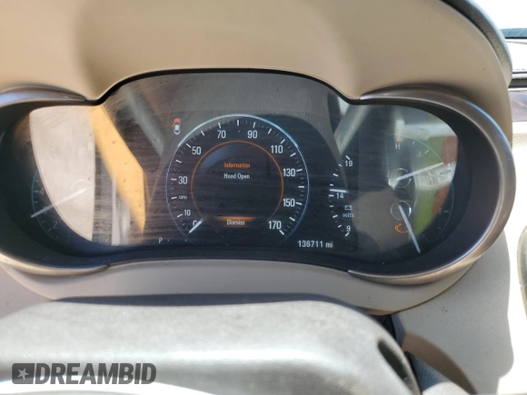 2016 Buick LaCrosse with VIN 1G4GA5G33GF200432, listed as a Copart auction lot 55570105 with 136,711 mi miles and Salvage title. Bid and sale history available at DreamBid. Image 9.