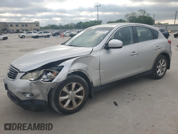 2008 Infiniti EX Journey with VIN JNKAJ09F48M351120, listed as a Copart auction lot 53079045 with 66,156 mi miles and Salvage title. Bid and sale history available at DreamBid. Image 1.