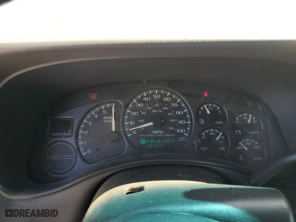2001 Chevrolet Silverado 1500 LS with VIN 2GCEC19V611371932, listed as a Copart auction lot 50268825 with 297,371 mi miles and Salvage Title. Bid and sale history available at carsss.com. Image 9.