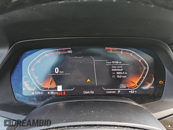 2019 BMW X5 xDrive40i with VIN 5UXCR6C5XKLL04806, listed as a Copart auction lot 63689815 with 70,108 mi miles and Clean title. Bid and sale history available at DreamBid. Image 9.