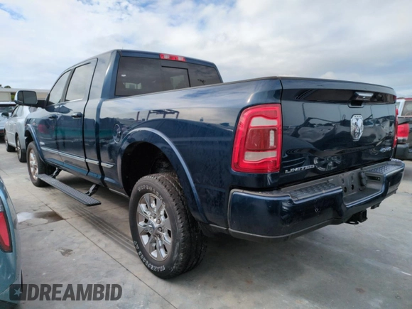 2022 Ram 2500 Limited with VIN 3C6UR5TL1NG366909, listed as a Copart auction lot 75076104 with Not provided miles and Non repairable. Bid and sale history available at DreamBid. Image 2.