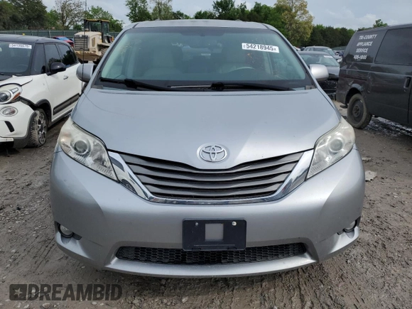 2012 Toyota Sienna XLE AAS with VIN 5TDYK3DCXCS278957, listed as a Copart auction lot 54218945 with 92,126 mi miles and Salvage Title. Bid and sale history available at carsss.com. Image 5.