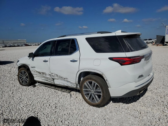 2023 Chevrolet Traverse High Country with VIN 1GNERNKW6PJ255970, listed as a Copart auction lot 77387294 with 23,258 mi miles and Salvage Title. Bid and sale history available at carsss.com. Image 2.