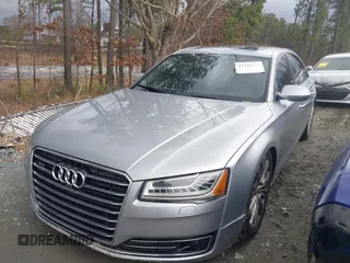 2015 Audi A8 L 4.0T with VIN WAU32AFD7FN021203, listed as a IAAI auction lot 41736045 with 135,471 mi miles. Bid and sale history available at carsss.com. Image 17.