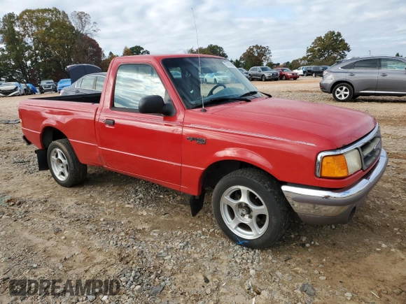 1996 Ford Ranger Splash with VIN 1FTCR10X8TUD57798, listed as a Copart auction lot 77613494 with 180,150 mi miles and Salvage Title. Bid and sale history available at carsss.com. Image 4.