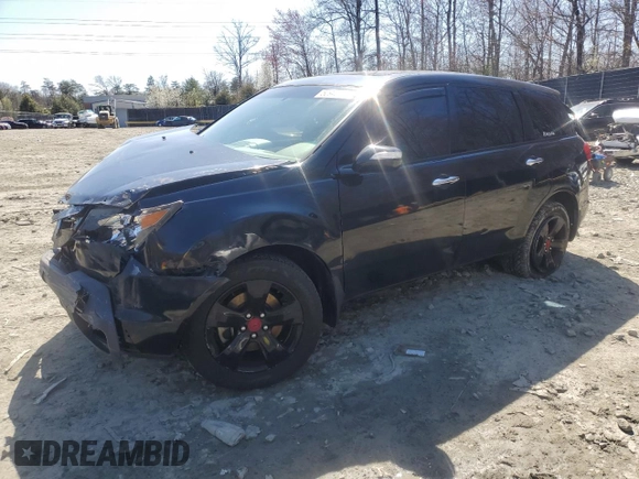 2009 Acura MDX Sport/Entertainment Pkg with VIN 2HNYD28869H514581, listed as a Copart auction lot 50943735 with 202,536 mi miles and Salvage Title. Bid and sale history available at carsss.com. Image 1.