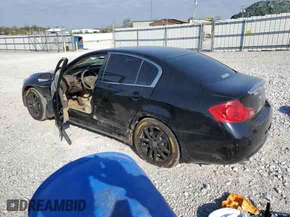 2007 Infiniti G35 with VIN JNKBV61F97M806145, listed as a Copart auction lot 53632115 with 216,347 mi miles and Salvage Title. Bid and sale history available at DreamBid. Image 2.