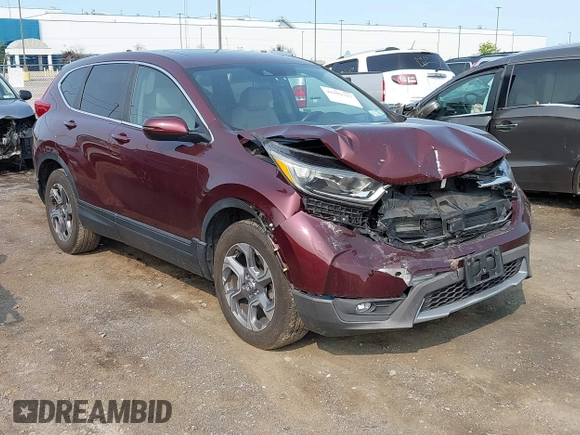 2018 Honda CR-V EX-L z VIN 7FARW2H8XJE050410, wystawiony jako IAAI lot #42382117 z przebiegiem 109 942 mil mil oraz . Historia ofert i sprzedaży dostępna na DreamBid. Obrazek 1.