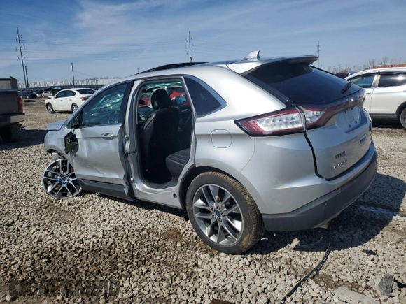 2016 Ford Edge Titanium with VIN 2FMPK4K94GBB49043, listed as a Copart auction lot 44937045 with 95,754 mi miles and Salvage Title. Bid and sale history available at carsss.com. Image 2.