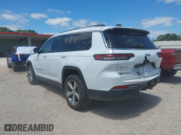 2021 Jeep Grand Cherokee Limited z VIN 1C4RJJBG1M8136228, wystawiony jako IAAI lot #42022735 z przebiegiem 82 017 mil mil oraz . Historia ofert i sprzedaży dostępna na DreamBid. Obrazek 3.