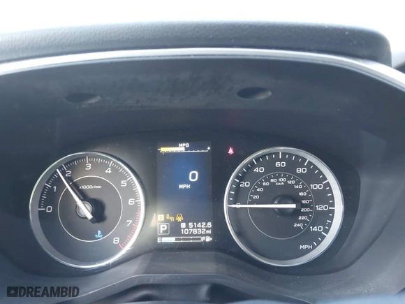 2019 Subaru Impreza Limited with VIN 4S3GTAT60K3716152, listed as a IAAI auction lot 41327162 with 107,832 mi miles. Bid and sale history available at carsss.com. Image 6.