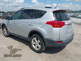 2013 Toyota RAV4 XLE with VIN JTMRFREV1DD002160, listed as a IAAI auction lot 42096185 with 195,042 mi miles. Bid and sale history available at carsss.com. Image 3.