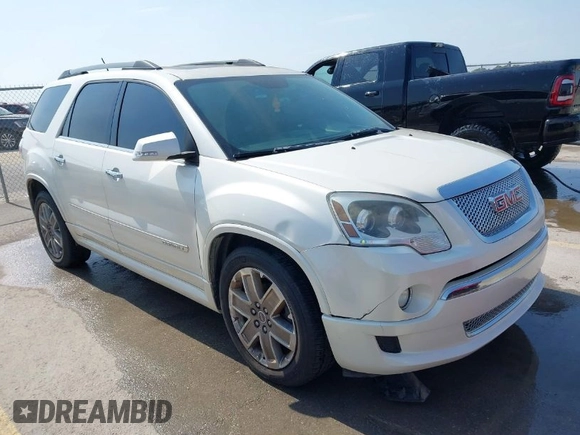 2011 GMC Acadia Denali with VIN 1GKKVTED6BJ232742, listed as a IAAI auction lot 42047901 with 141,694 mi miles. Bid and sale history available at carsss.com. Image 1.