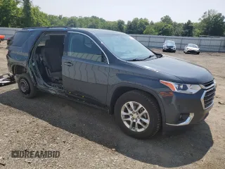2019 Chevrolet Traverse LT Cloth with VIN 1GNERGKW5KJ300739, listed as a Copart auction lot 59311695 with 91,741 mi miles and Salvage title. Bid and sale history available at DreamBid. Image 4.