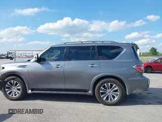 2018 Nissan Armada SL with VIN JN8AY2NC5J9557774, listed as a IAAI auction lot 40205321 with 100,123 mi miles and . Bid and sale history available at DreamBid. Image 14.