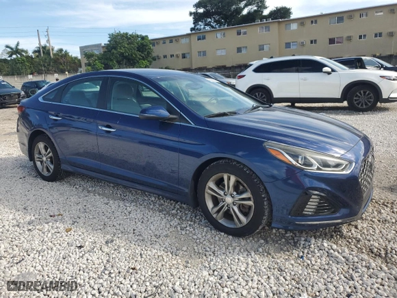 2019 Hyundai Sonata SEL with VIN 5NPE34AF4KH732726, listed as a Copart auction lot 45960315 with 88,788 mi miles and Salvage Title. Bid and sale history available at carsss.com. Image 4.