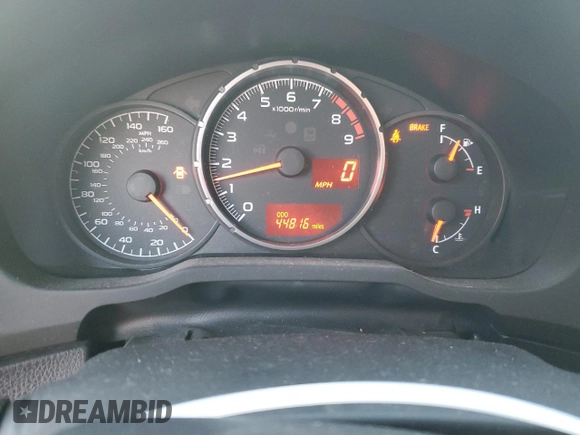 2016 Subaru BRZ Premium with VIN JF1ZCAB11G9601875, listed as a Copart auction lot 41617955 with 44,816 mi miles and Salvage Title. Bid and sale history available at DreamBid. Image 9.
