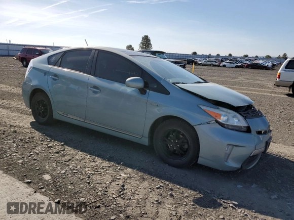 2012 Toyota Prius One with VIN JTDKN3DU9C5407301, listed as a Copart auction lot 54890755 with 137,539 mi miles and Salvage Title. Bid and sale history available at DreamBid. Image 4.