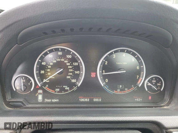 2015 BMW 5 Series 535i Gran Turismo xDrive with VIN WBA5M4C58FD184157, listed as a Copart auction lot 57967525 with 136,363 mi miles and Clean title. Bid and sale history available at DreamBid. Image 9.