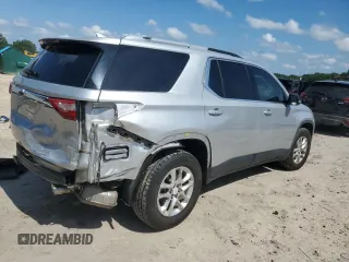 2018 Chevrolet Traverse LT Cloth with VIN 1GNERGKW7JJ282002, listed as a Copart auction lot 61564495 with 105,048 mi miles and Salvage title. Bid and sale history available at DreamBid. Image 3.