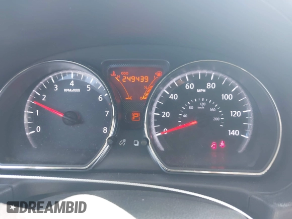 2013 Nissan Versa S with VIN 3N1CN7AP9DL861143, listed as a IAAI auction lot 42538137 with 249,439 mi miles and . Bid and sale history available at DreamBid. Image 7.