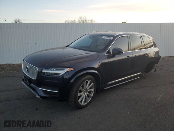 2017 Volvo XC90 Inscription with VIN YV4BC0PL9H1107924, listed as a Copart auction lot 87352174 with 124,136 mi miles and Salvage Title. Bid and sale history available at carsss.com. Image 1.