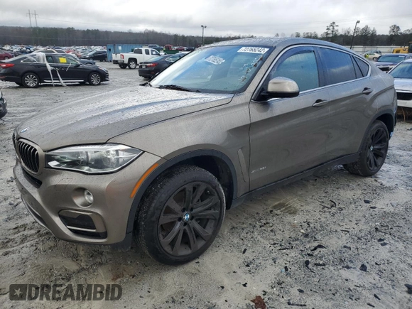 2017 BMW X6 xDrive35i with VIN 5UXKU2C36H0U29054, listed as a Copart auction lot 72765242 with 50,316 mi miles. Bid and sale history available at carsss.com. Image 1.