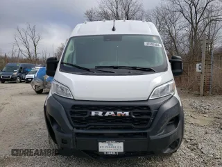 2023 Ram ProMaster Cargo with VIN 3C6MRVJG6PE506893, listed as a Copart auction lot 43593904 with 15,978 mi miles and Salvage Title. Bid and sale history available at DreamBid. Image 5.