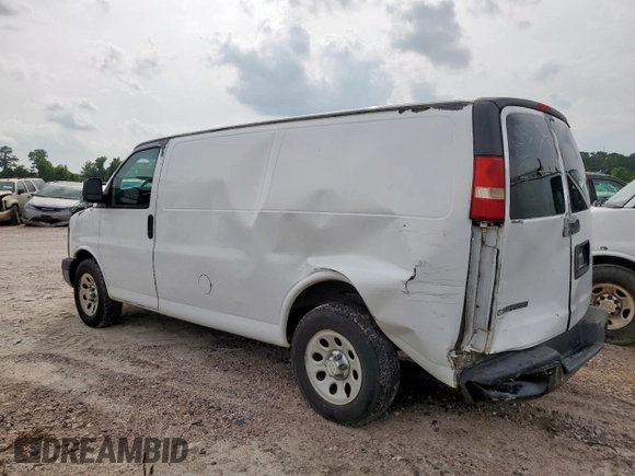 2010 Chevrolet Express Cargo with VIN 1GCUGADX1A1172060, listed as a Copart auction lot 58779905 with 456,288 mi miles and Salvage title. Bid and sale history available at DreamBid. Image 2.