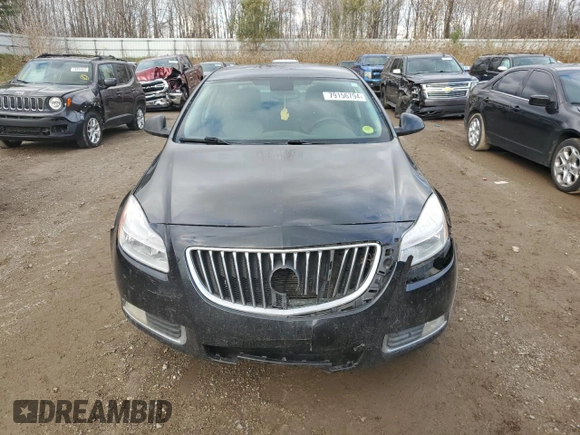 2011 Buick Regal CXL Turbo TO1 with VIN W04GV5EVXB1092131, listed as a Copart auction lot 79156794 with 156,505 mi miles and Clean Title. Bid and sale history available at carsss.com. Image 5.