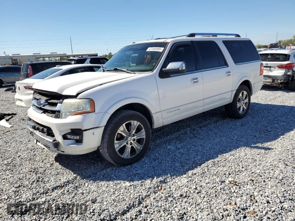 2015 Ford Expedition Max Platinum with VIN 1FMJK1MT0FEF33093, listed as a Copart auction lot 47440495 with 154,287 mi miles and Salvage title. Bid and sale history available at DreamBid. Image 1.