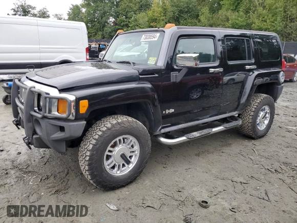 2006 Hummer H3 with VIN 5GTDN136568111185, listed as a Copart auction lot 73038594 with 127,278 mi miles and Clean Title. Bid and sale history available at carsss.com. Image 1.