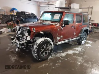 2014 Jeep Wrangler Unlimited Sport with VIN 1C4BJWDG6EL194569, listed as a IAAI auction lot 41549268 with 122,740 mi miles. Bid and sale history available at carsss.com. Image 20.