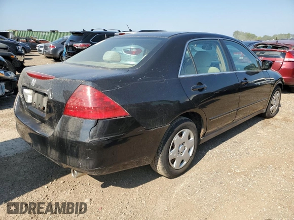 2006 Honda Accord LX with VIN 1HGCM56496A015559, listed as a Copart auction lot 64740725 with 161,071 mi miles and Clean title. Bid and sale history available at DreamBid. Image 3.