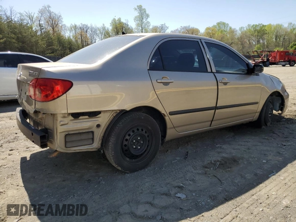 2007 Toyota Corolla CE with VIN 2T1BR32E77C774318, listed as a Copart auction lot 52458855 with 275,730 mi miles and Clean Title. Bid and sale history available at DreamBid. Image 3.
