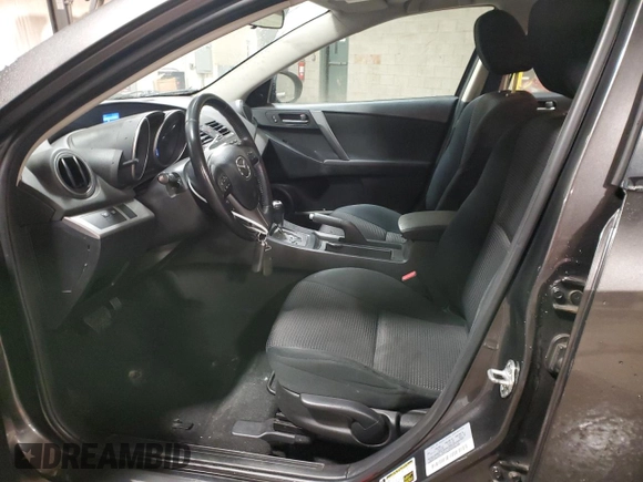 2013 Mazda 3 i Touring with VIN JM1BL1VP9D1834621, listed as a Copart auction lot 86159364 with 100,880 mi miles and Salvage Title. Bid and sale history available at DreamBid. Image 7.