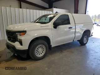 2023 Chevrolet Silverado 1500 Work Truck with VIN 3GCNAAEK6PG339175, listed as a Copart auction lot 53839705 with 108,373 mi miles and Clean Title. Bid and sale history available at carsss.com. Image 1.