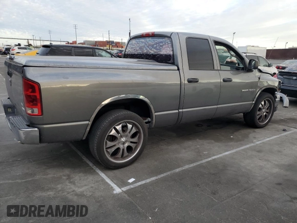 2006 Dodge 1500 SLT with VIN 1D7HA18256S568470, listed as a Copart auction lot 47492545 with 107,676 mi miles and Salvage Title. Bid and sale history available at carsss.com. Image 3.
