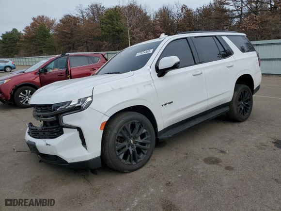 2022 Chevrolet Tahoe RST with VIN 1GNSKRKL5NR119025, listed as a Copart auction lot 77874383 with 52,387 mi miles and Non Repairable. Bid and sale history available at carsss.com. Image 1.