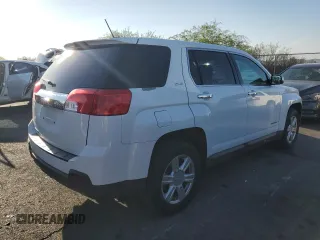 2015 GMC Terrain SLE with VIN 2GKALMEK6F6421755, listed as a Copart auction lot 60335495 with 104,811 mi miles and Salvage title. Bid and sale history available at DreamBid. Image 3.