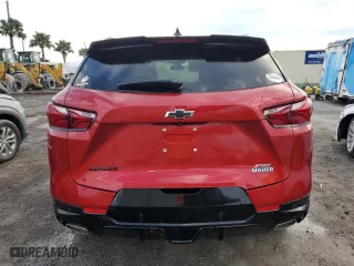 2022 Chevrolet Blazer RS with VIN 3GNKBERS7NS136492, listed as a Copart auction lot 46729385 with 0 mi miles and Non Repairable. Bid and sale history available at carsss.com. Image 6.