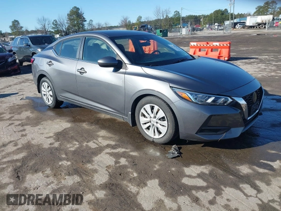 2022 Nissan Sentra S with VIN 3N1AB8BV7NY231435, listed as a IAAI auction lot 41527240 with 52,690 mi miles. Bid and sale history available at carsss.com. Image 1.