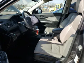 2015 Honda CR-V EX-L with VIN 2HKRM4H7XFH697788, listed as a Copart auction lot 46045635 with 106,072 mi miles and Salvage Title. Bid and sale history available at DreamBid. Image 7.