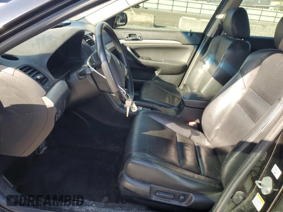 2004 Acura TSX with VIN JH4CL96844C044978, listed as a Copart auction lot 52014485 with 186,661 mi miles and Salvage Title. Bid and sale history available at carsss.com. Image 7.