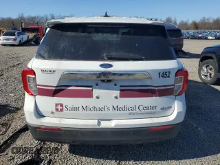 2021 Ford Explorer with VIN 1FMSK8BH4MGA53958, listed as a Copart auction lot 50898095 with 13,406 mi miles and Salvage Title. Bid and sale history available at carsss.com. Image 6.