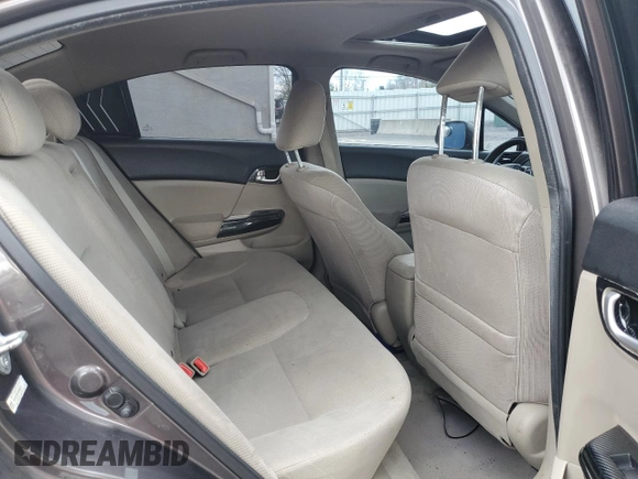 2012 Honda Civic EX with VIN 19XFB2F80CE053287, listed as a Copart auction lot 53332085 with 137,445 mi miles and Salvage Title. Bid and sale history available at DreamBid. Image 10.