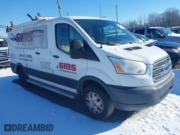 2016 Ford Transit Cargo with VIN 1FTYR1ZM6GKA70265, listed as a IAAI auction lot 41209043 with 156,112 mi miles and . Bid and sale history available at DreamBid. Image 1.