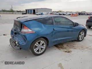 2012 Honda CR-Z with VIN JHMZF1D4XCS004525, listed as a Copart auction lot 50147165 with 193,048 mi miles and Salvage Title. Bid and sale history available at carsss.com. Image 3.